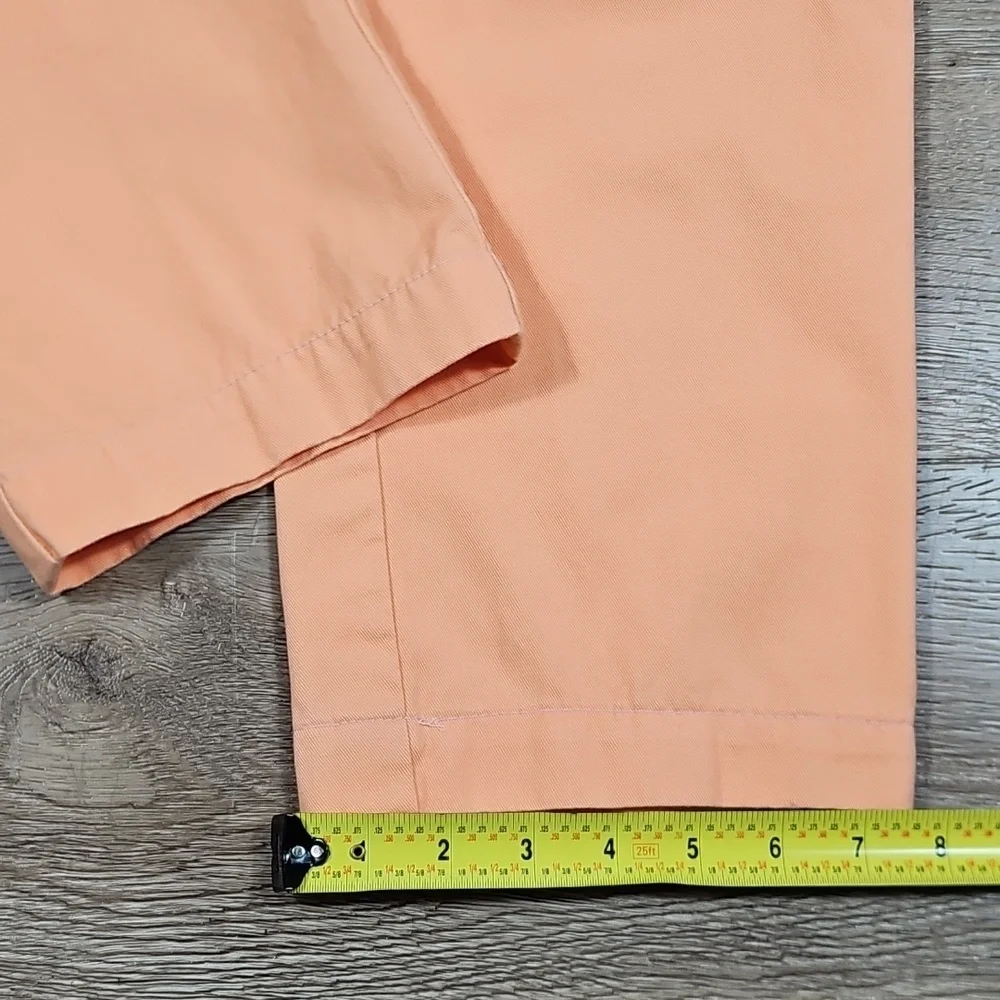 Polo Ralph Lauren 100% Cotton Classic Flat Front Chino Pant Light Orange Peach